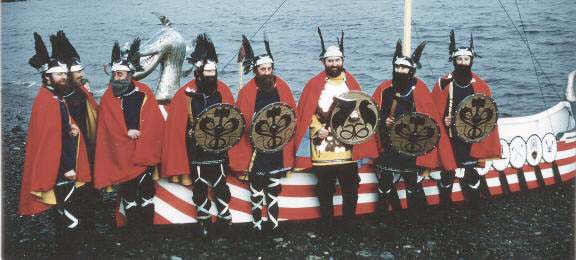 Jarls squad and galley