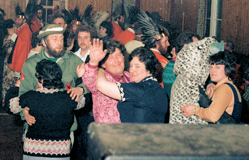 Dancers in Hillswick Hall