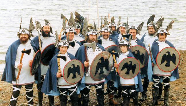 1981 Jarls squd on the beach