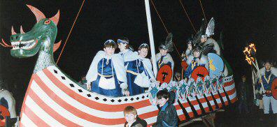 Galley in the procession