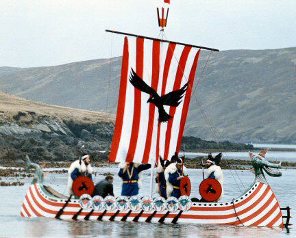 Galley Feidaland sailing on the water