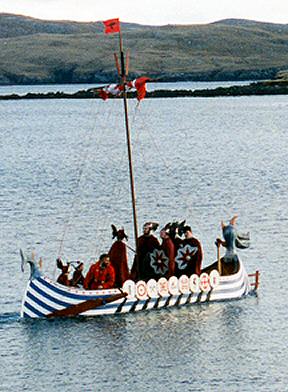 Galley on the water