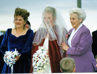 Bride and attendants 