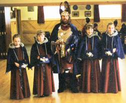 In North Roe Public Hall