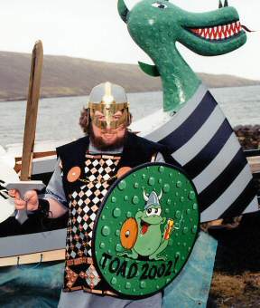 The Jarl with his alternative shield