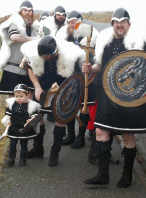 Vikings at Urafirth School