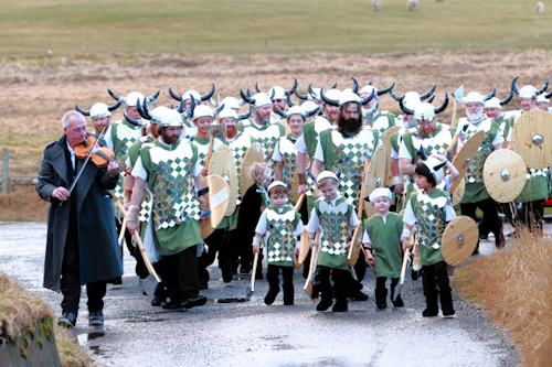 Marching into Hillswick