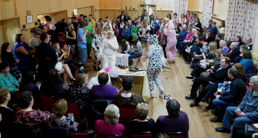 Dancing in the Hillswick Hall
