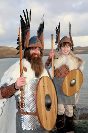 Jarl David Brown and his son