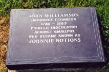 Inscription  where he is burried